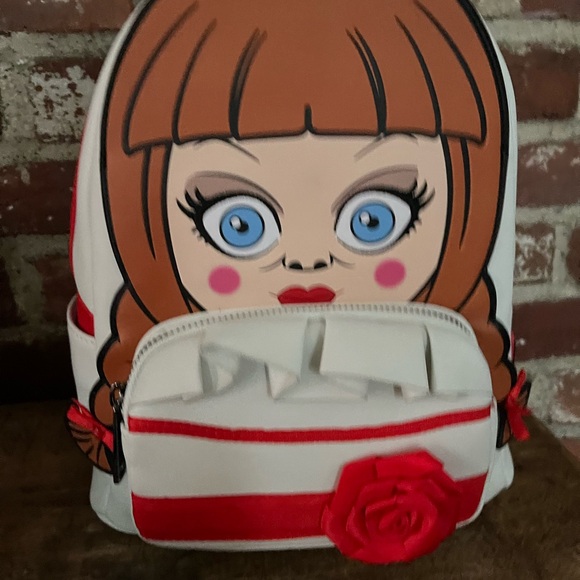 Annabelle the doll from the conjuring  nwtbackpack great for all you horror fans - Picture 9 of 9
